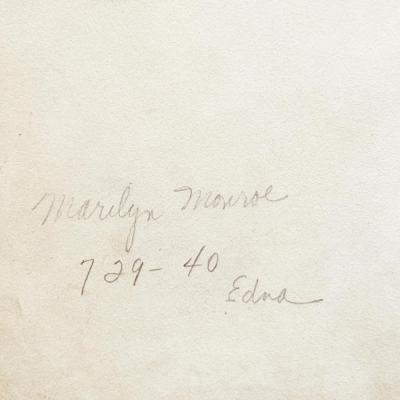 William Travilla Original Marilyn Monroe Costume Sketch by Travilla