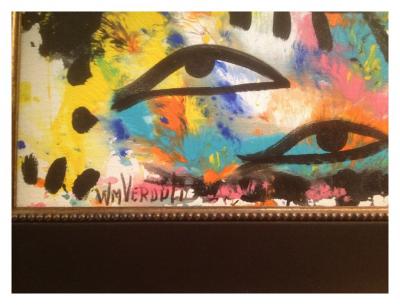 William Verdult Original Oil on Canvas by W M Verdult Titled Floating Spirits 
