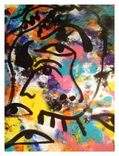 William Verdult Original Oil on Canvas by W M Verdult Titled Floating Spirits 