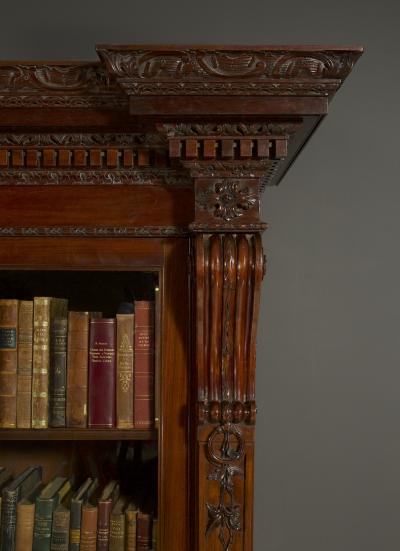 William Vile George III breakfront library bookcase attributed to William Vile and John Cobb