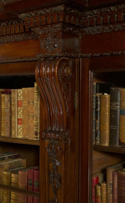 William Vile George III breakfront library bookcase attributed to William Vile and John Cobb