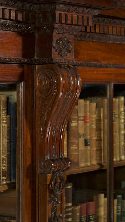 William Vile George III breakfront library bookcase attributed to William Vile and John Cobb