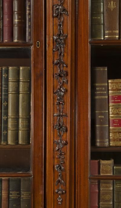 William Vile George III breakfront library bookcase attributed to William Vile and John Cobb
