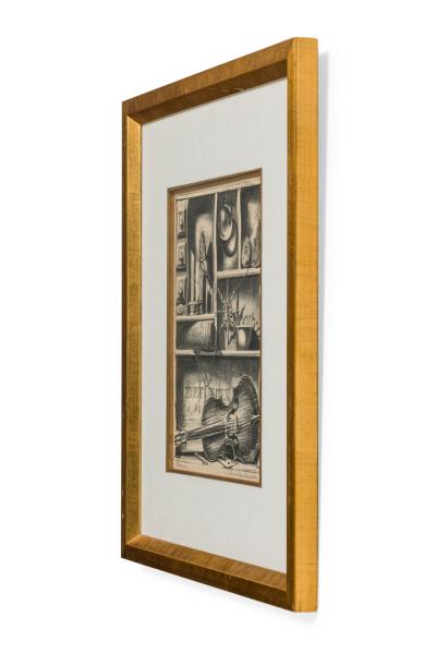 William Ward Beecher Lithograph Still Life Titled Seance 