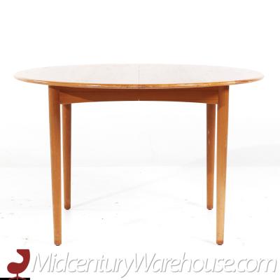William Watting William Watting Style Danish Teak Expanding Dining Table with 2 Leaves