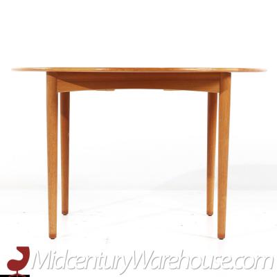 William Watting William Watting Style Danish Teak Expanding Dining Table with 2 Leaves