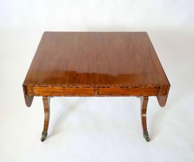 William Wilkinson Calamander Inlaid Mahogany Sofa Table by William Wilkinson London circa 1820