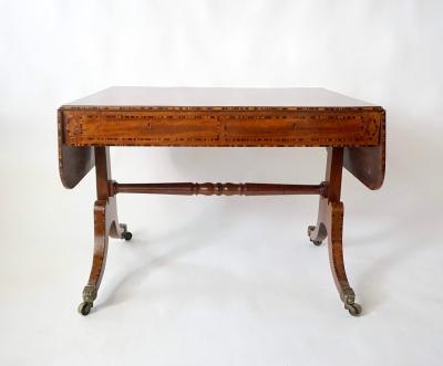 William Wilkinson Calamander Inlaid Mahogany Sofa Table by William Wilkinson London circa 1820
