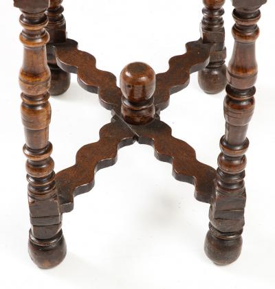 William and Mary Burl Ash Vernacular Table