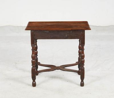 William and Mary Crossed Stretcher Table