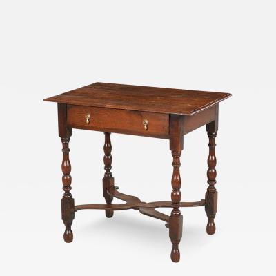 William and Mary Crossed Stretcher Table