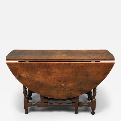 William and Mary Gate Leg Drop Leaf Table