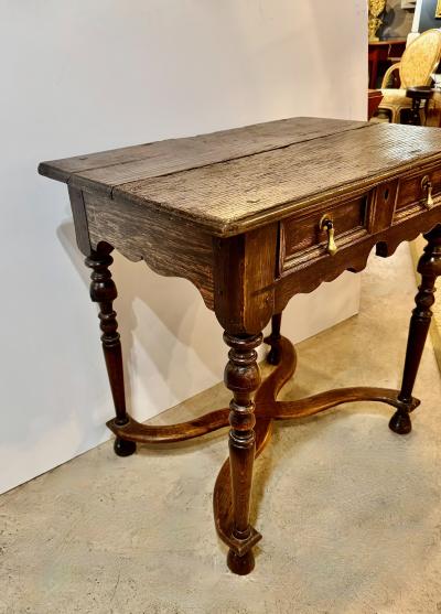 William and Mary Oak Dressing or Writing Table c 1690