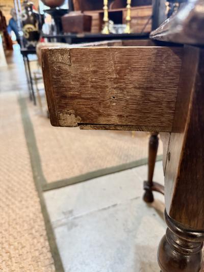 William and Mary Oak Dressing or Writing Table c 1690