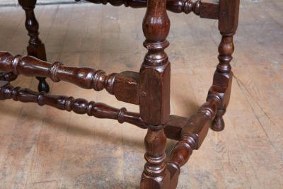 William and Mary Oak Table