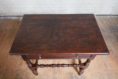 William and Mary Oak Table