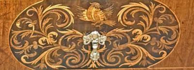 William and Mary Period Marquetry Inlaid Walnut Chest of Drawers