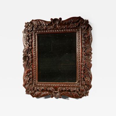 William and Mary Walnut Mirror Circa 1700