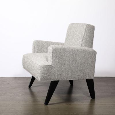 Williams Haines Pair of Mid Century Modernist Arm Chairs w Splayed Supports by Williams Haines