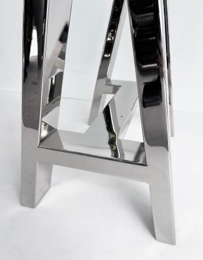 Williams Sonoma Williams Sonoma Home Mason Sawhorse Glass Top Table Writing Desk
