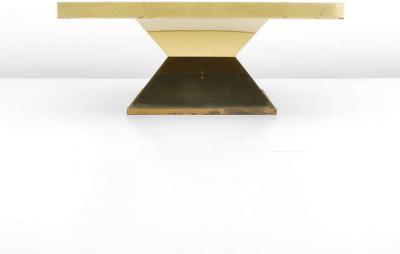 Willy Daro BRASS LOW TABLE BY WILLY DARO