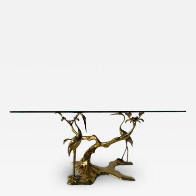 Willy Daro Brass Bonsai Tree Coffee Table