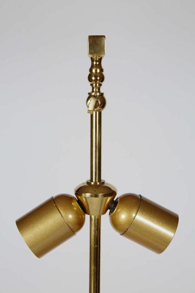 Willy Daro Pair of peacock table lamps