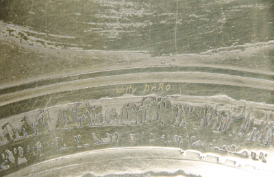 Willy Daro Pair of side tables by Willy Daro