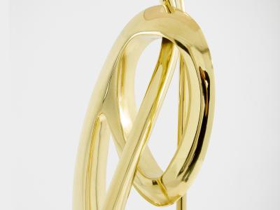 Willy Daro Willy Daro bronze sculpture table lamp 1970