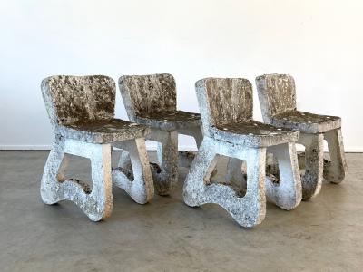 Willy Guhl FRENCH CONCRETE CHAIRS