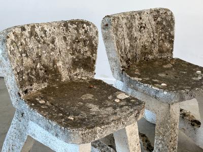 Willy Guhl FRENCH CONCRETE CHAIRS