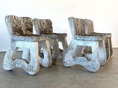 Willy Guhl FRENCH CONCRETE CHAIRS