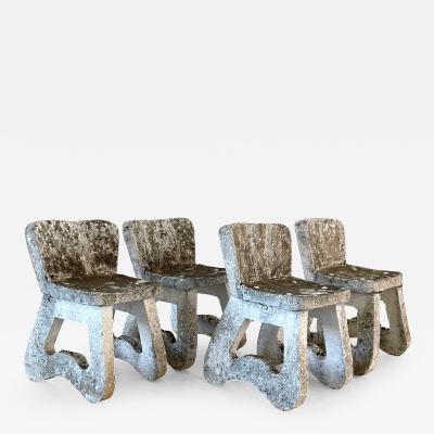 Willy Guhl FRENCH CONCRETE CHAIRS