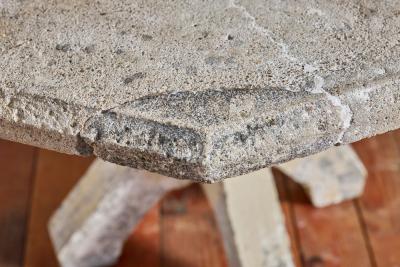 Willy Guhl French Concrete Octogonal Table