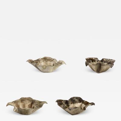 Willy Guhl Handkerchief Concrete Planters by Willy Guhl
