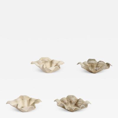 Willy Guhl Handkerchief Concrete Planters by Willy Guhl