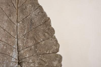 Willy Guhl Large Concrete Leaf in the style of Willy Guhl