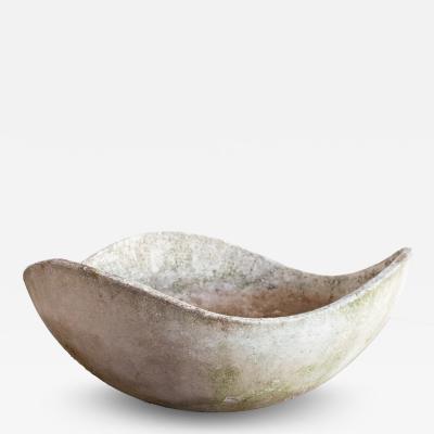 Willy Guhl Mid Century Cement Planter in the Style of Willy Guhl