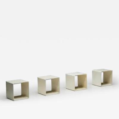 Willy Guhl Modular Side Tables by Willy Guhl for Eternit AG Switzerland 1954