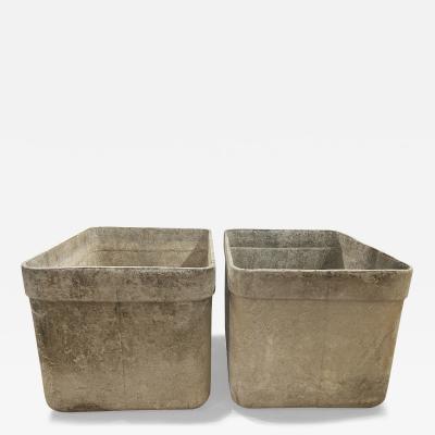 Willy Guhl Pair of Rectangular Planters by Willy Guhl for Eternit