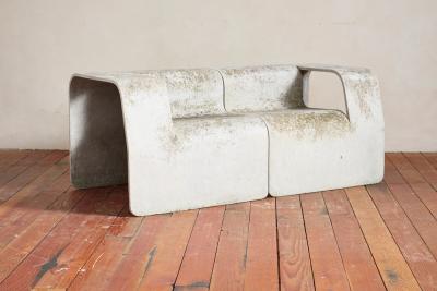 Willy Guhl Pair of Willy Guhl Concrete Floating Chairs