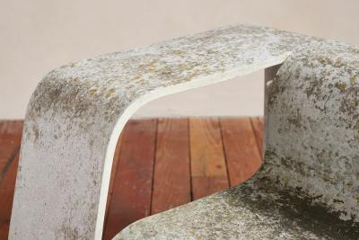 Willy Guhl Pair of Willy Guhl Concrete Floating Chairs