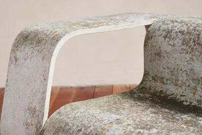 Willy Guhl Pair of Willy Guhl Concrete Floating Chairs