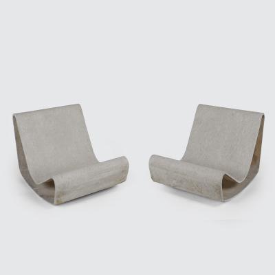 Willy Guhl SET OF 3 LOOP WILLY GUHL SLIPPER CHAIRS 1964 