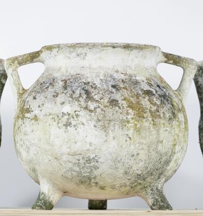 Willy Guhl Six fibre cement planters by Willy G hl Eternit AG France circa 1971