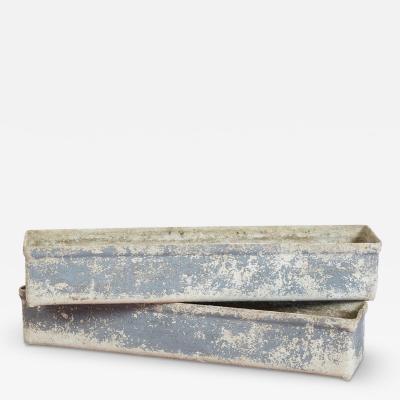 Willy Guhl WILLY GUHL BLUE RECTANGLE PLANTER