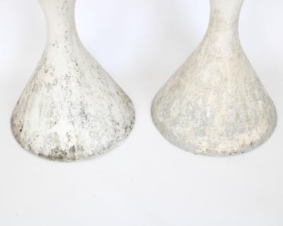 Willy Guhl WILLY GUHL DIABOLO VINTAGE ETERNIT CONCRETE DIABOLO SPINDEL PLANTERS 1960S