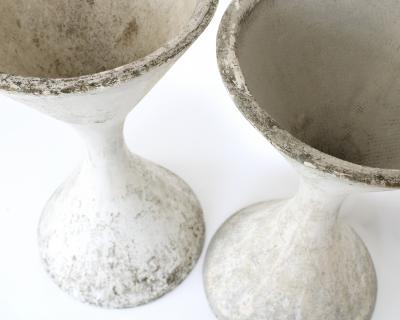 Willy Guhl WILLY GUHL DIABOLO VINTAGE ETERNIT CONCRETE DIABOLO SPINDEL PLANTERS 1960S