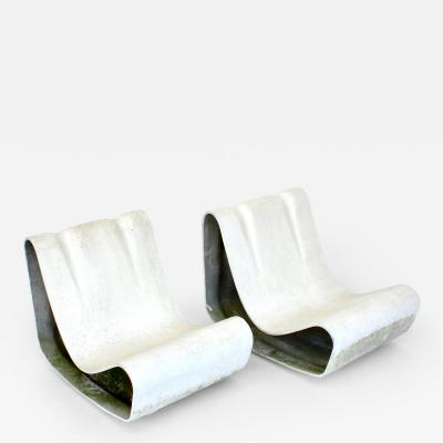 Willy Guhl WILLY GUHL LOOP CHAIRS SECOND EDITION C1997 PAIR