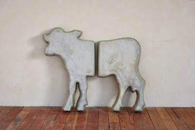 Willy Guhl Willy Guhl Cow Sculpture Planter